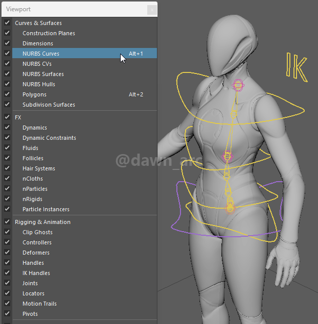 [Maya]Rigging 03 - Visualization